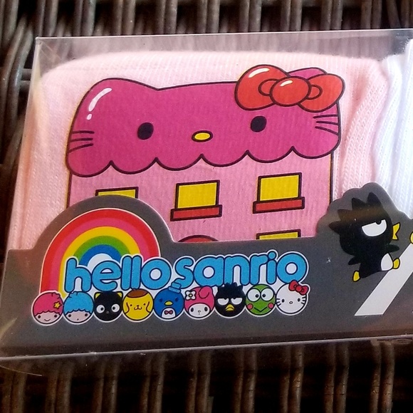 Rare Vintage Hello Kitty Sanrio 3 pair Crew Sock New - Picture 8 of 8